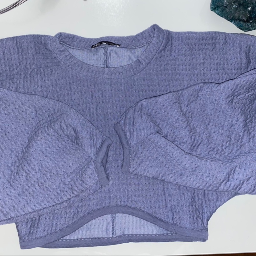 Zara cropped sweater